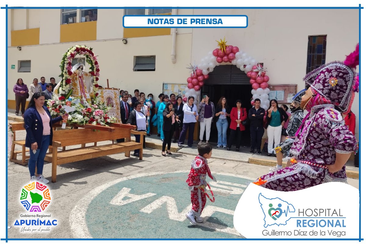CON FE Y DEVOCIÓN, TRABAJADORES DEL HOSPITAL REGIONAL RINDIERON HOMENAJE A LA SANTÍSIMA VIRGEN DE LAS MERCEDES