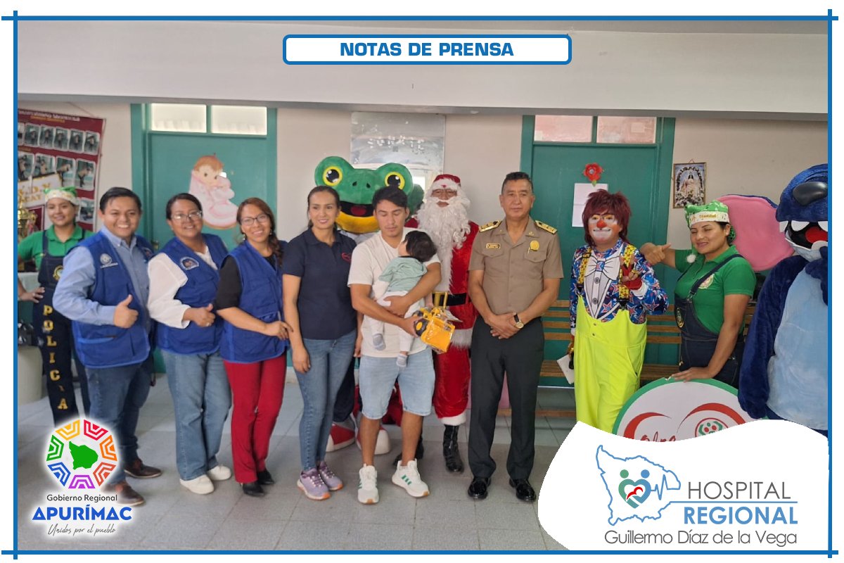 HOSPITAL REGIONAL REALIZA ACTIVIDAD EN FAVOR DE LOS NIÑOS HOSPITALIZADOS